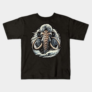 Woolly Mammoth Lover Prehistoric Mammoths Kids T-Shirt